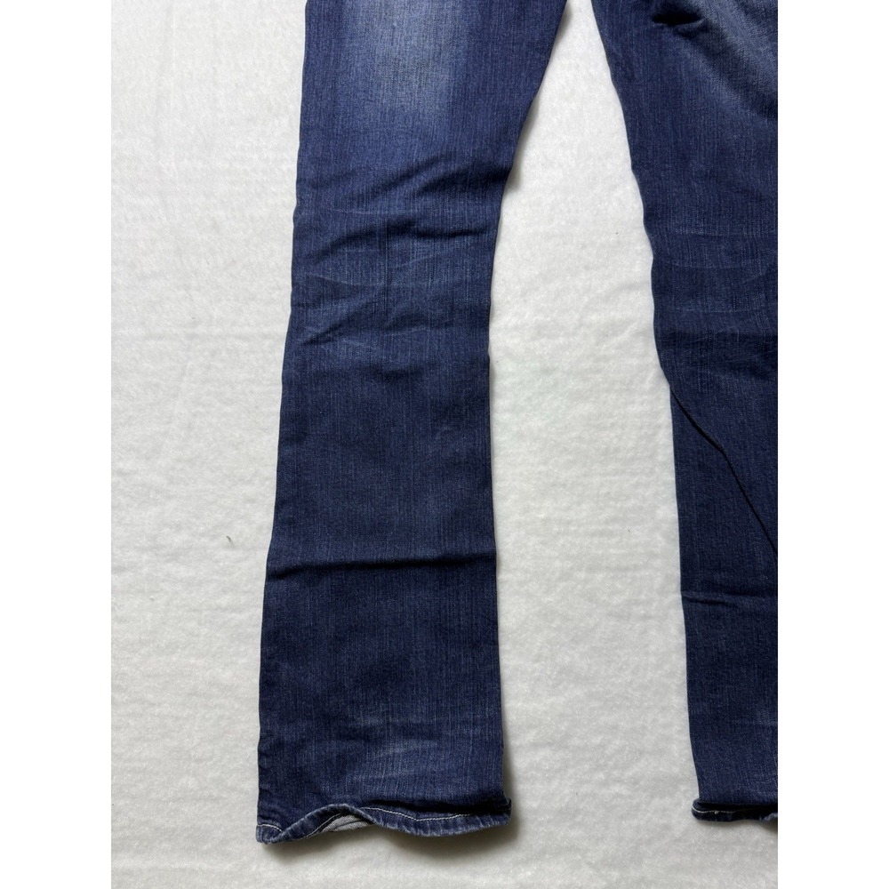 BONGO Womens Size 7 Bootcut Jeans Blue Stretch Denim Embellished Pocket Y2K - Picture 8 of 13